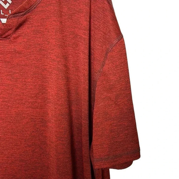 MTL LAB,Project Raw, men XXL t shirt . Red , short sleeve, detail  trim, EC - Picture 4 of 15